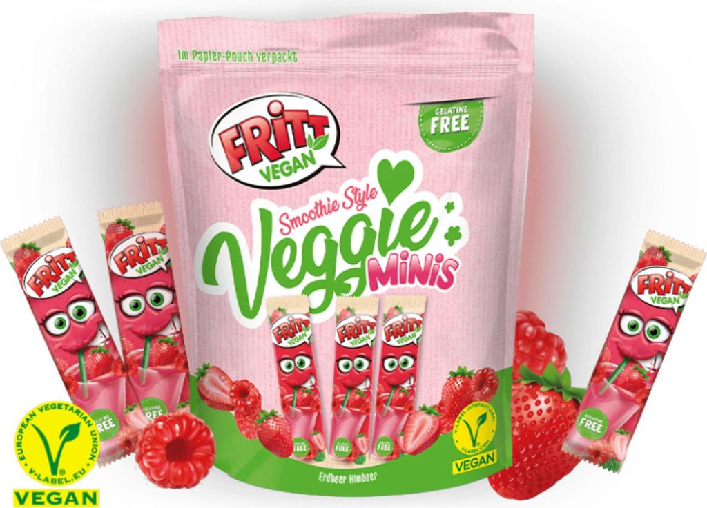 Fritt Vegan Erdbeer-Himbeer-Mix 10024587 135g Produktbild 