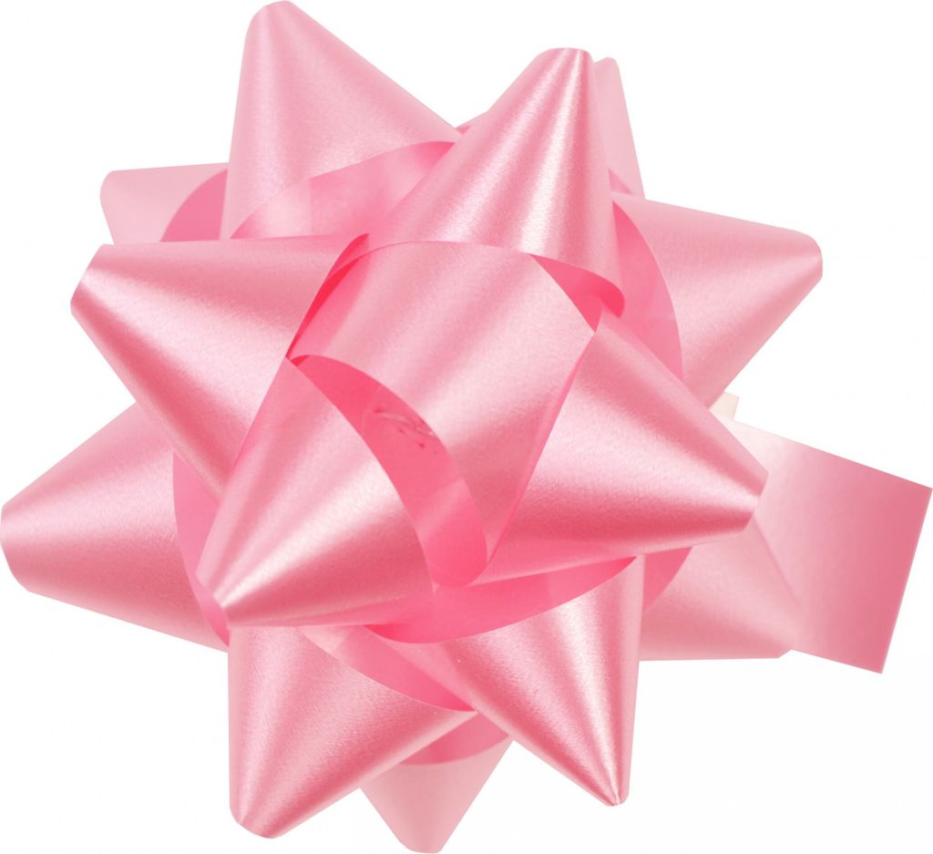 10 Geschenkschleifen Rosetten 8cm , Farbe:rosa