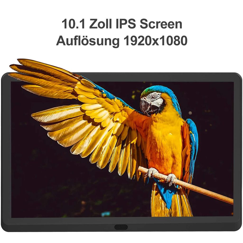 LCD-Display PTMD 10 Zoll Elektronisches Album für Bilder Mult-Media-Player 1024 x 600 High Definition Musik Filme digitaler Bilderrahmen 