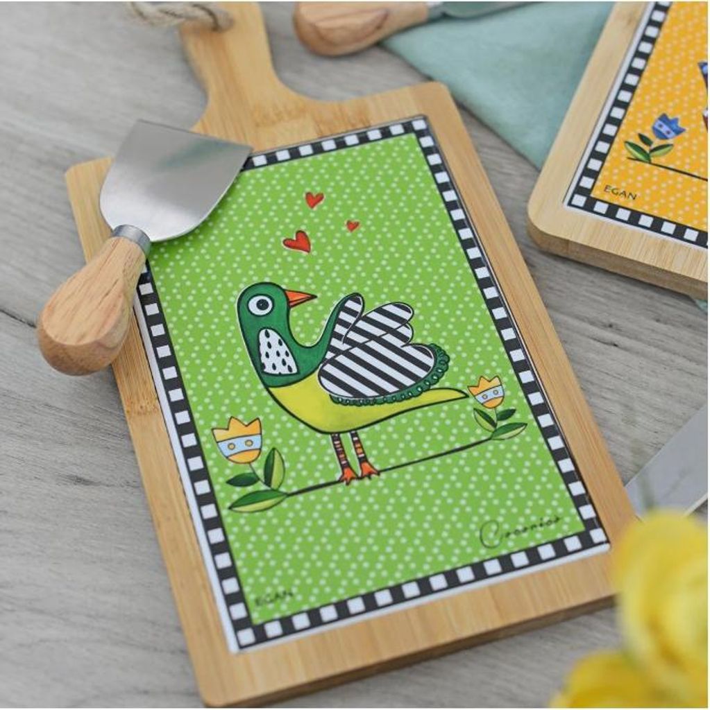 EGAN Deska do krojenia Cocoricò Green - 30×15 cm Zdjęcie produktu 