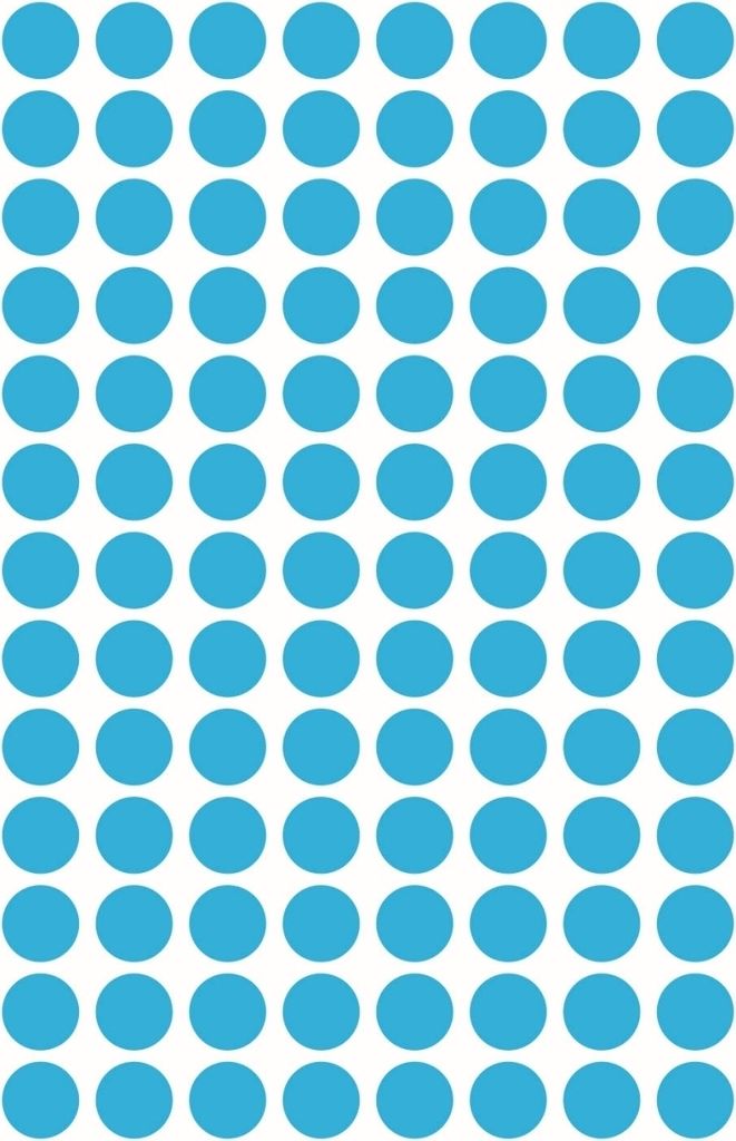 Avery Zweckform - Etikett Zweckform 3011 rund 8mm blau 416 Etiketten | 10 Stück