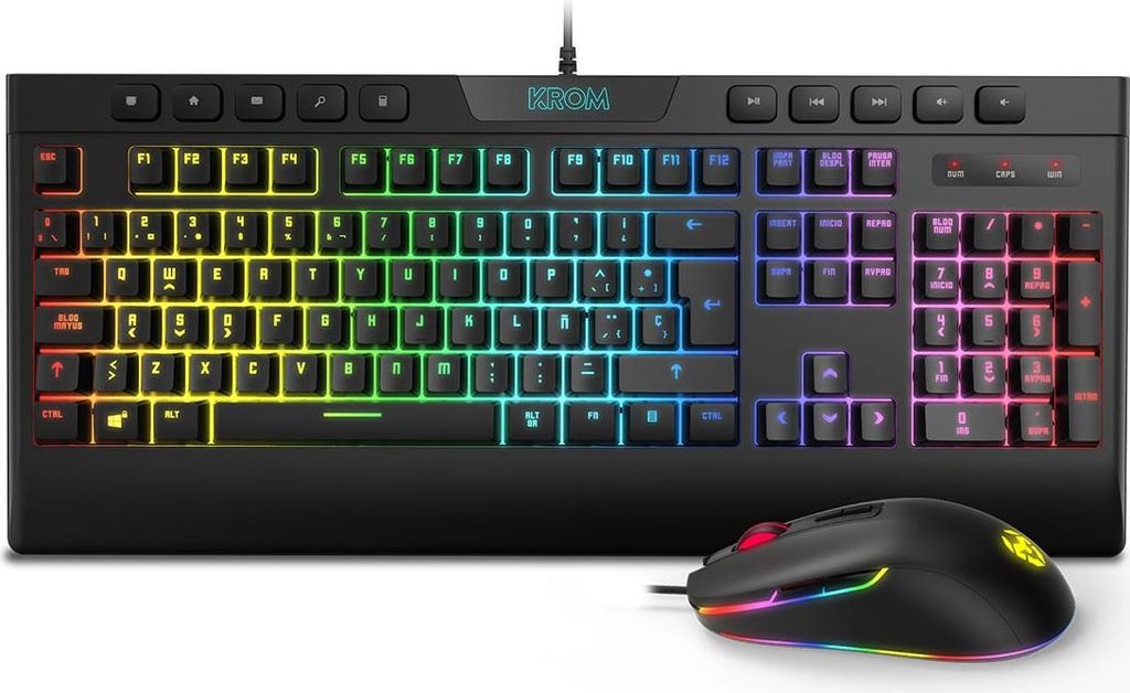Tastatur + Maus Combo Chrom Kalyos RGB PT