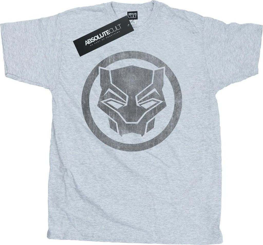 Black Panther - T-Shirt für Herren BI457 (S) (Grau)