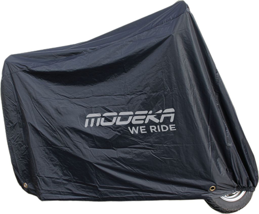 Modeka Outdoor Dry Motorrad Abdeckplane, schwarz, L