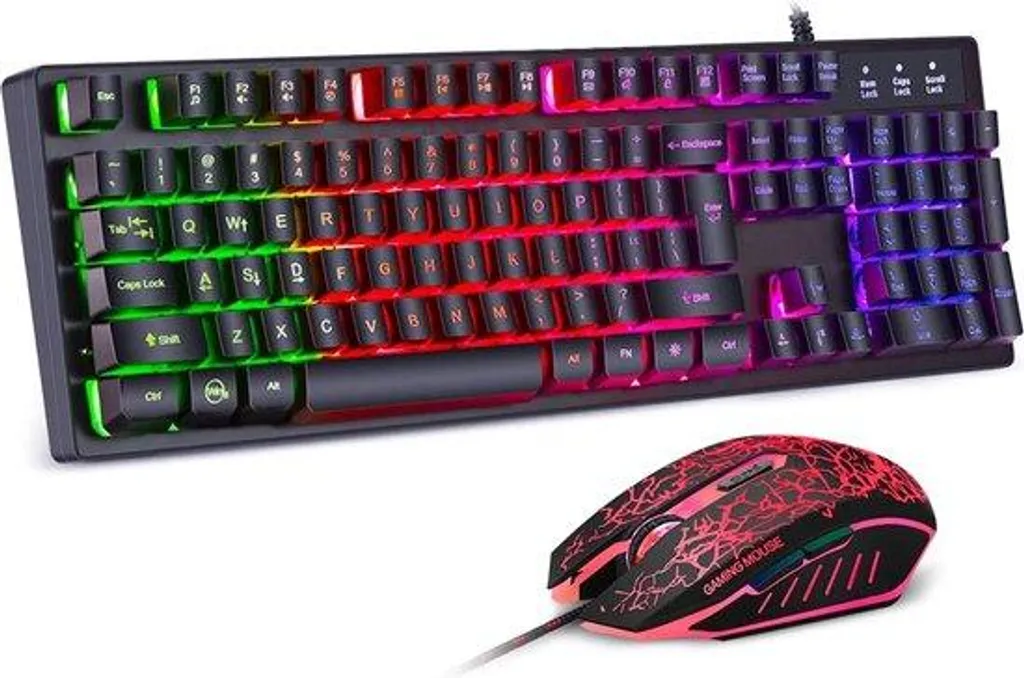 Kit clavier et souris gaming setup complet pour le streaming et le esport