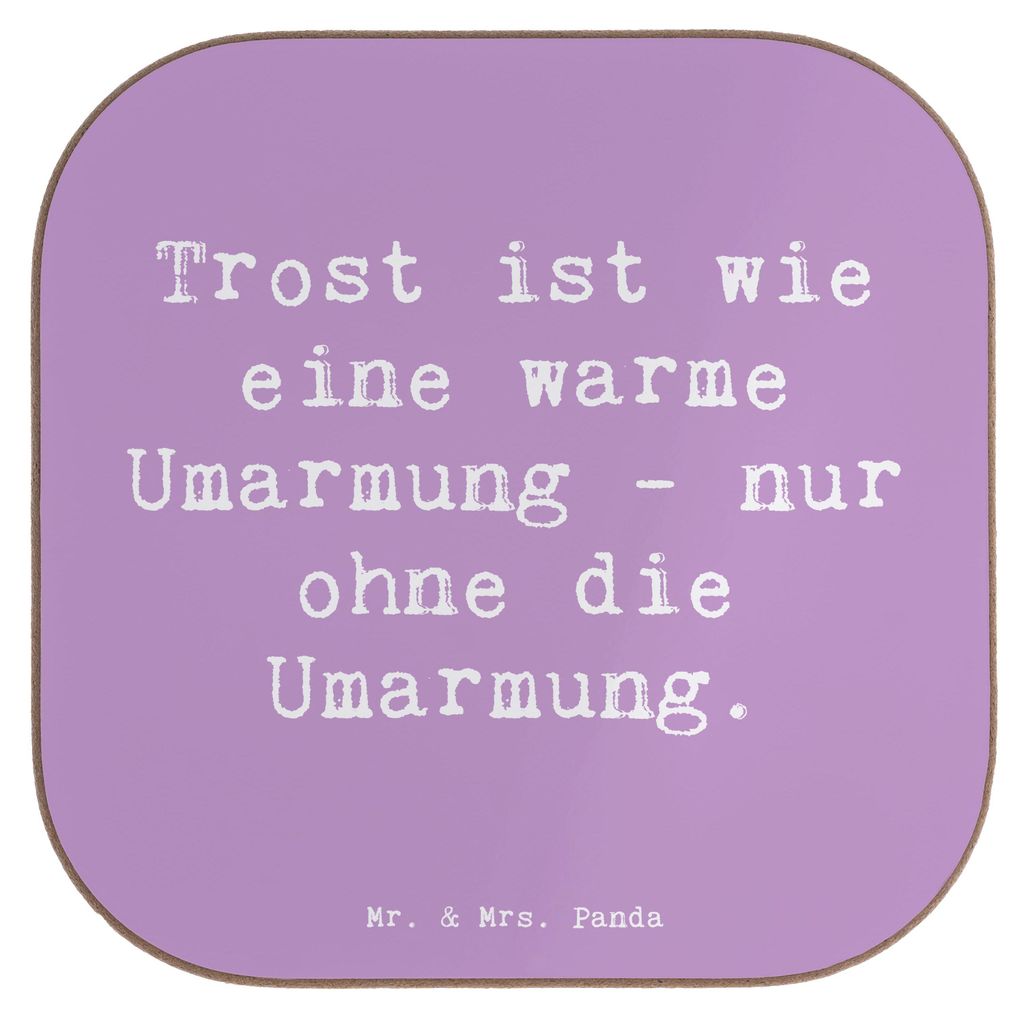 Mr. & Mrs. Panda Untersetzer für Gläser Spruch Trost Produktbild 