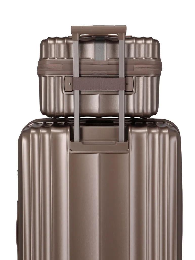 Travelite Paros Beauty Case Cappuccino Rosa Antico | Rigido e Organizzato - 7