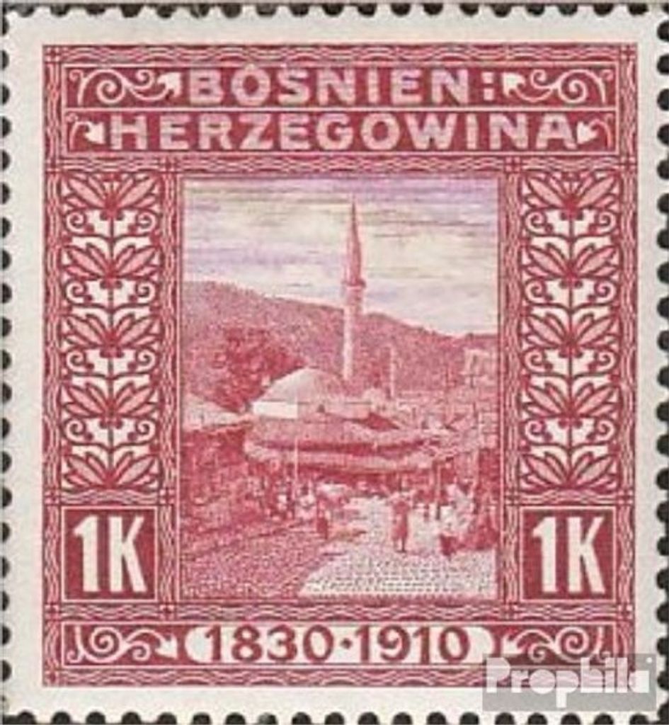 Briefmarken Österr.-Bosnien-Herzeg. 1910 Mi 58 gestempelt Produktbild 