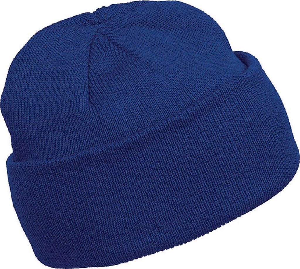 K-Up Herren Mütze Beanie Wintermütze Mütze Fleecemütze Strickmütze, Größe:U, Farbe:Light Royal Blue