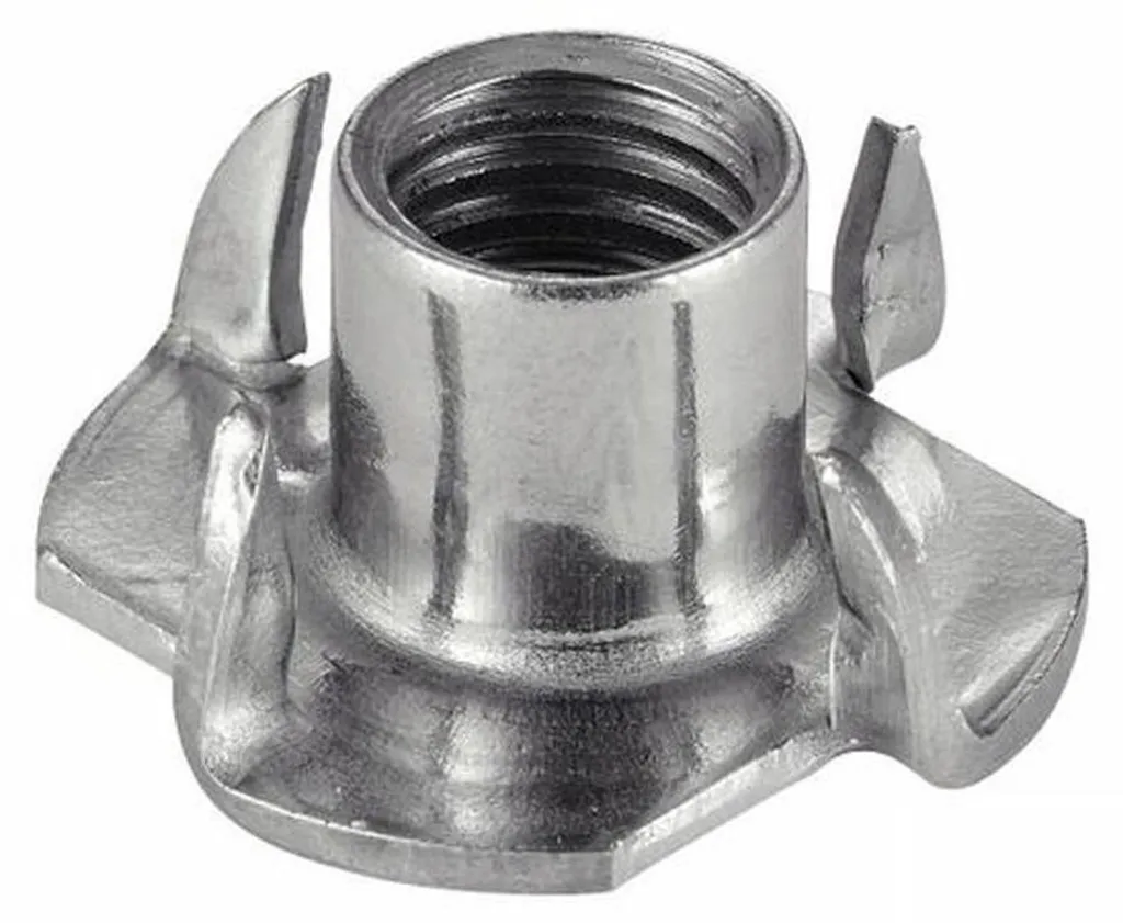 Insert Bois M6 à Griffes Inox A2 D-Work pour Mur d'Escalade et Meubles