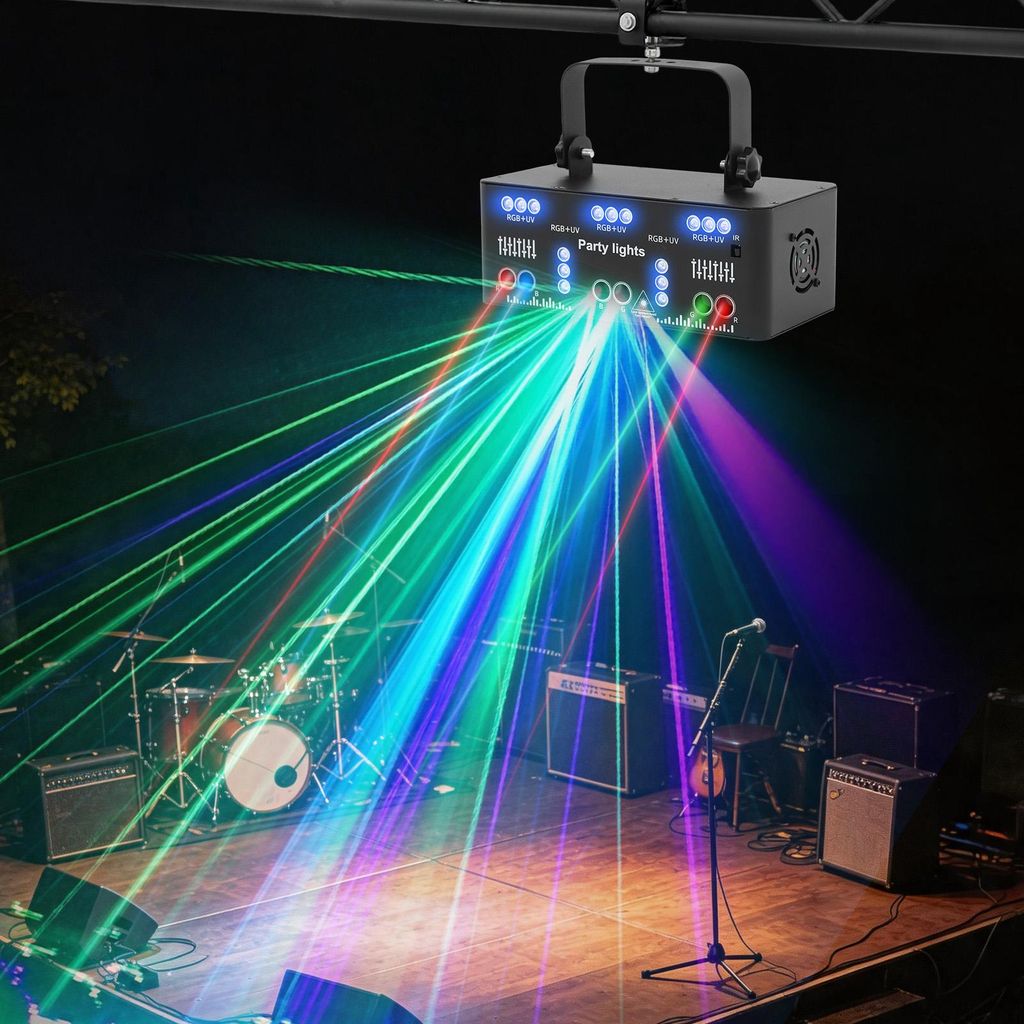 21-Augen LED RGB Licht DJ Projektor Disco Bühnenbeleuchtung Lichteffekt DMX Effekt Spotlight Party Bar Geburtstag