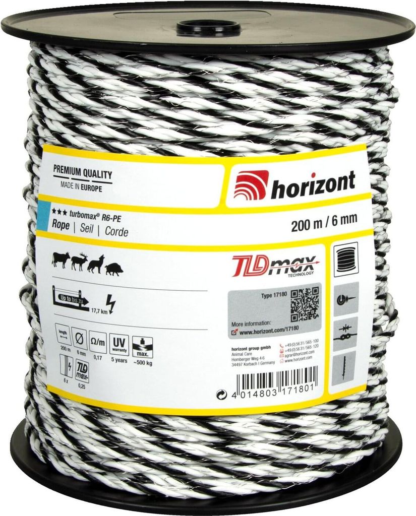 horizont TURBOMAX Seil | Elektroseil, Weidezaunseil | Produktbild 