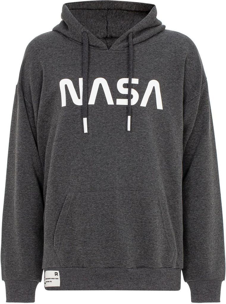 Red Bridge Herren Kapuzenpullover Hoodie Nasa Anthrazit L