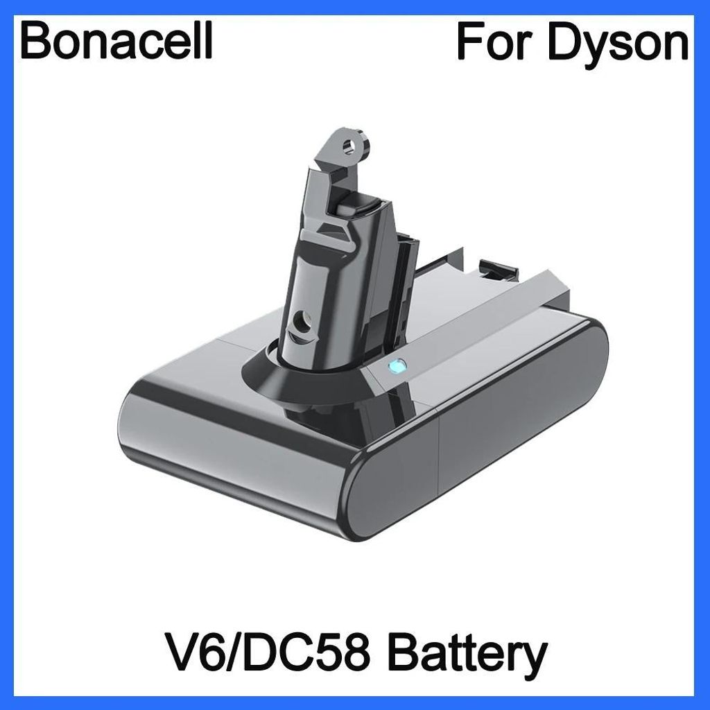 Für Dyson V6, Ersatzakku, 6000 mAh (6,0 Ah), gelb, Produktbild 