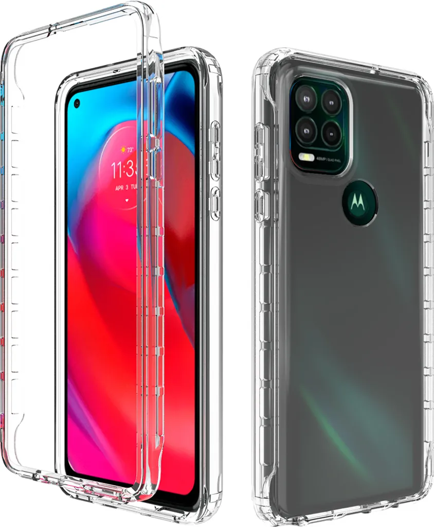 Moto G Stylus 5G 2021 Case, trasparente posteriore TPU Bumper antiurto custodia protettiva per Motorola Moto G Stylus 5G 2021 chiaro