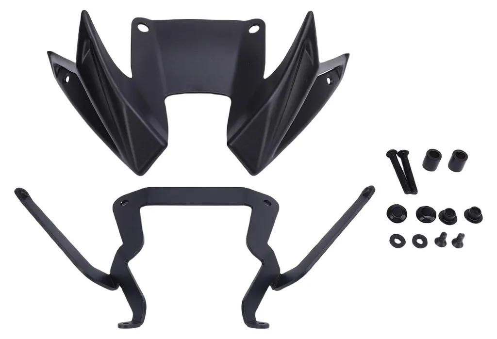 Spoiler Aérodynamique Frontal pour CB500 (2024-2025) en Noir Satiné