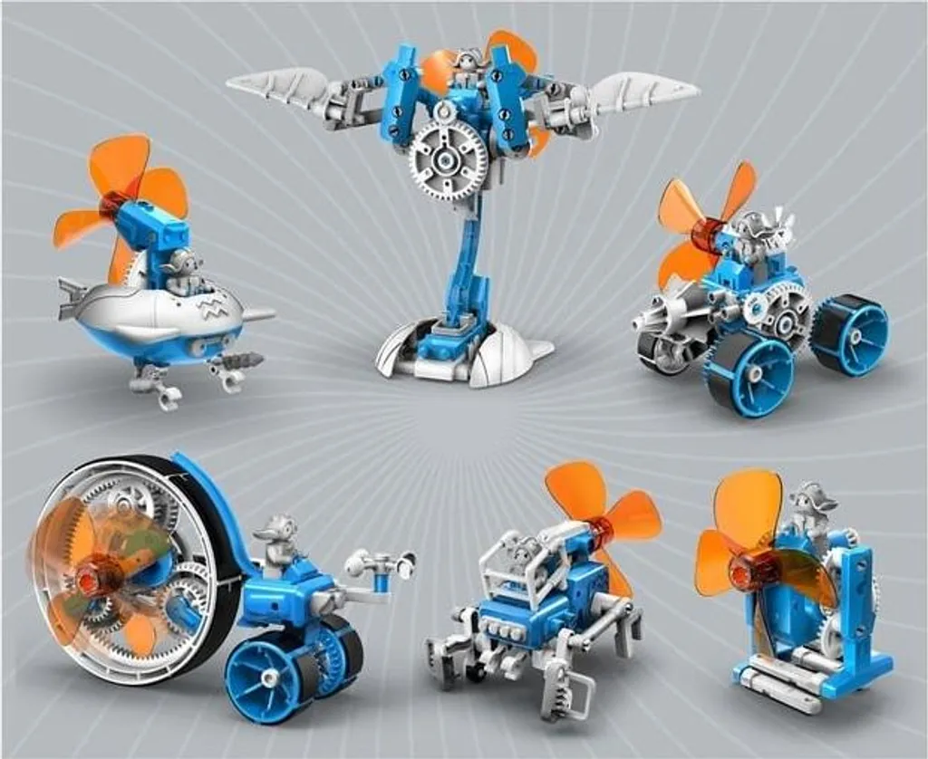 KOSMOS 621056 Wind Bots : Kit de Construction Robot Éolien 6-en-1 - 8