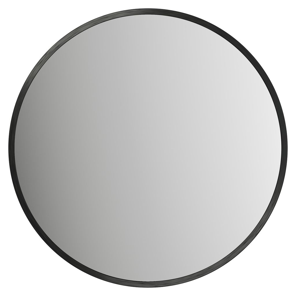 Miroir rond Talos Picasso noir Ø 25 cm - avec cadre en Image du produit 