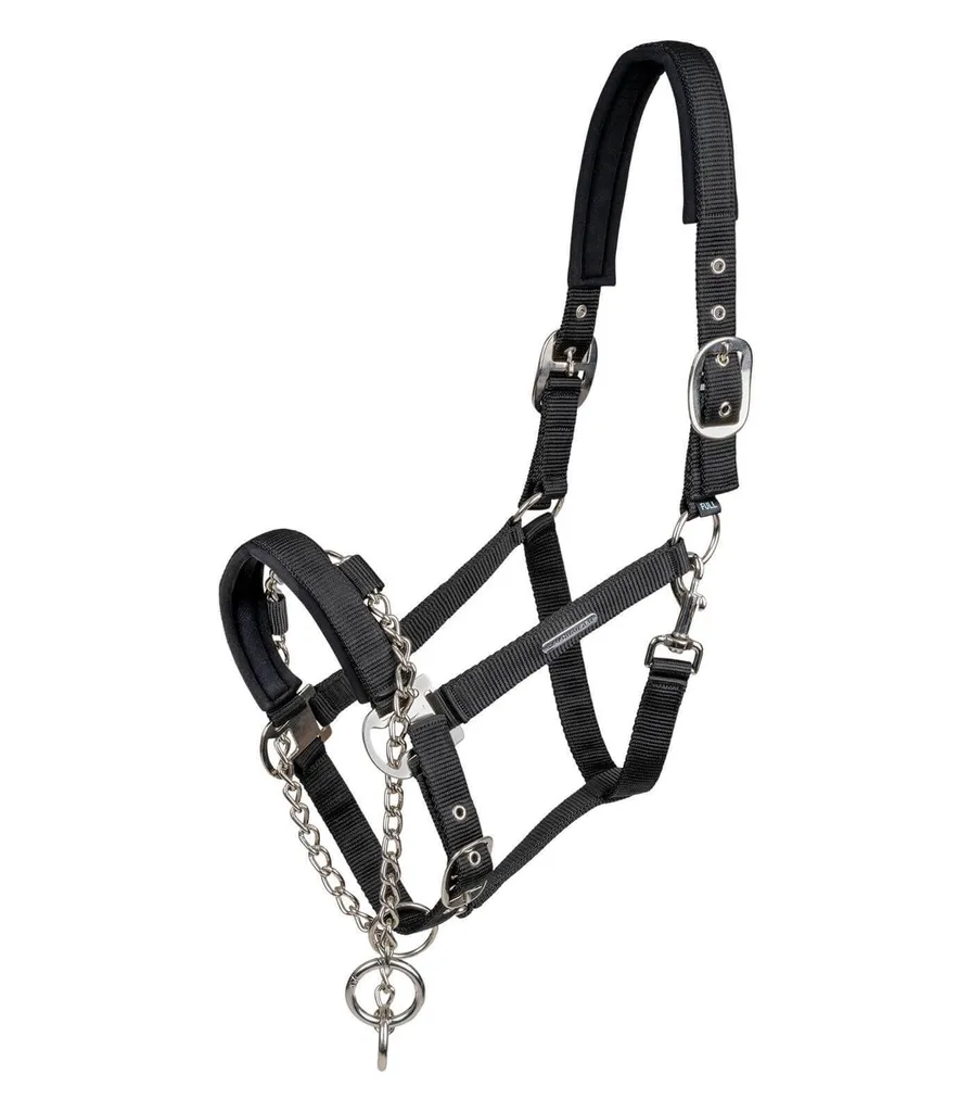 Licol Anti-Panique Noir Cob Waldhausen - Prévenez les Blessures Cheval