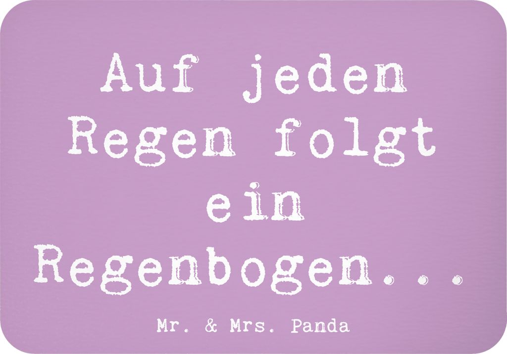 Mr. & Mrs. Panda magnet Spruch Mit Enttäuschungen umgehen - Lavendeltraum - Geschenk, Trost, haftmagnet, besser Tage, Stürme des Lebens, bildmagn...