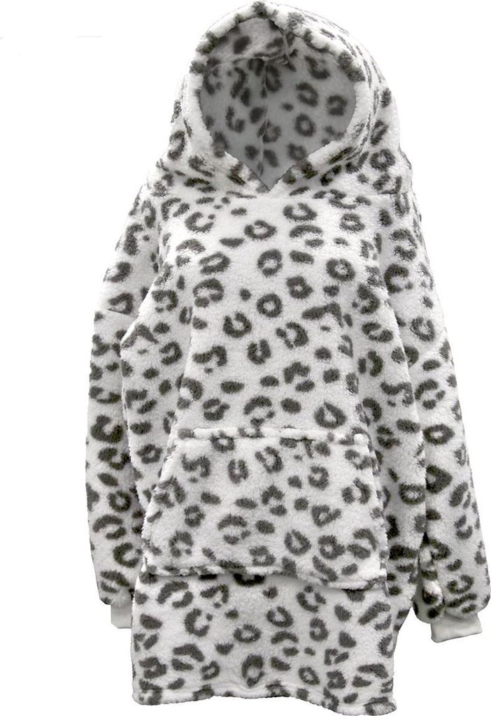 Unique Living - Hoodie Zion 70x50x87cm - Taubenweiß