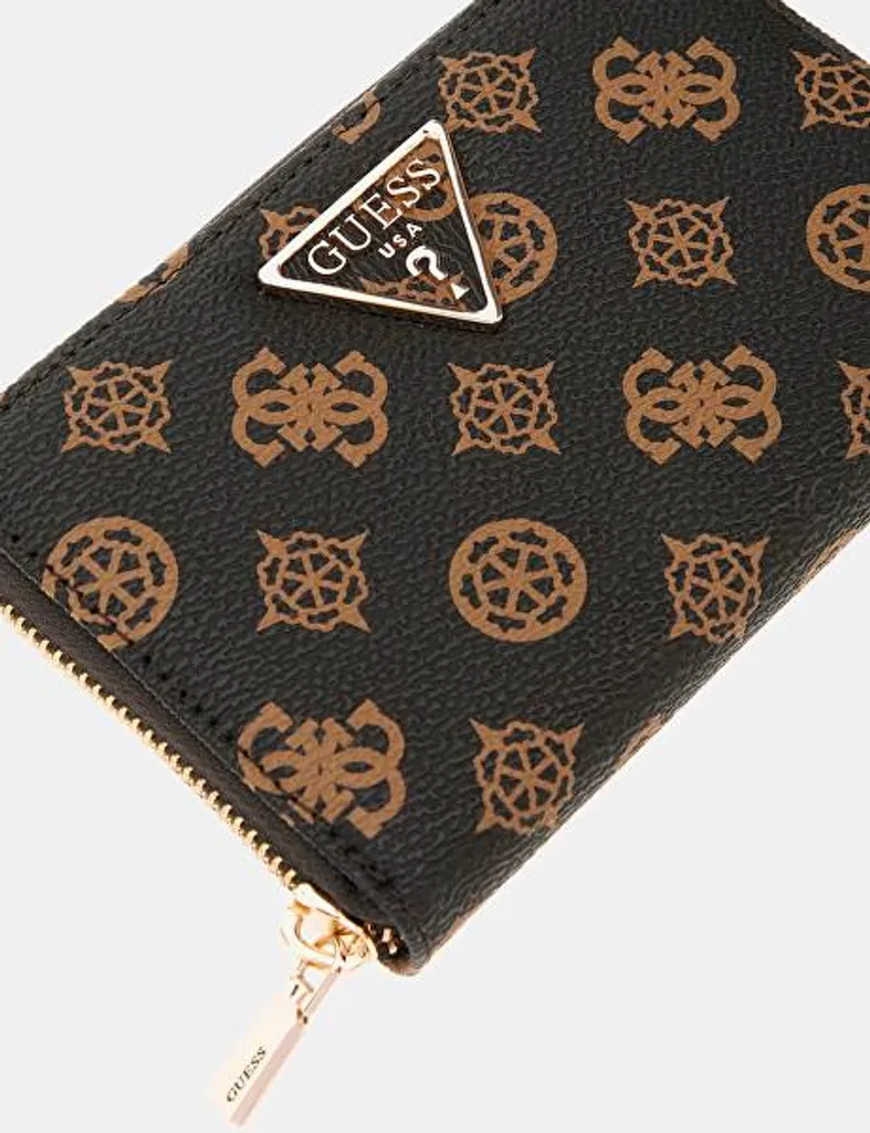 Portefeuille Guess Laurel Saffiano Noir - Texture Résistante et Chic - 4