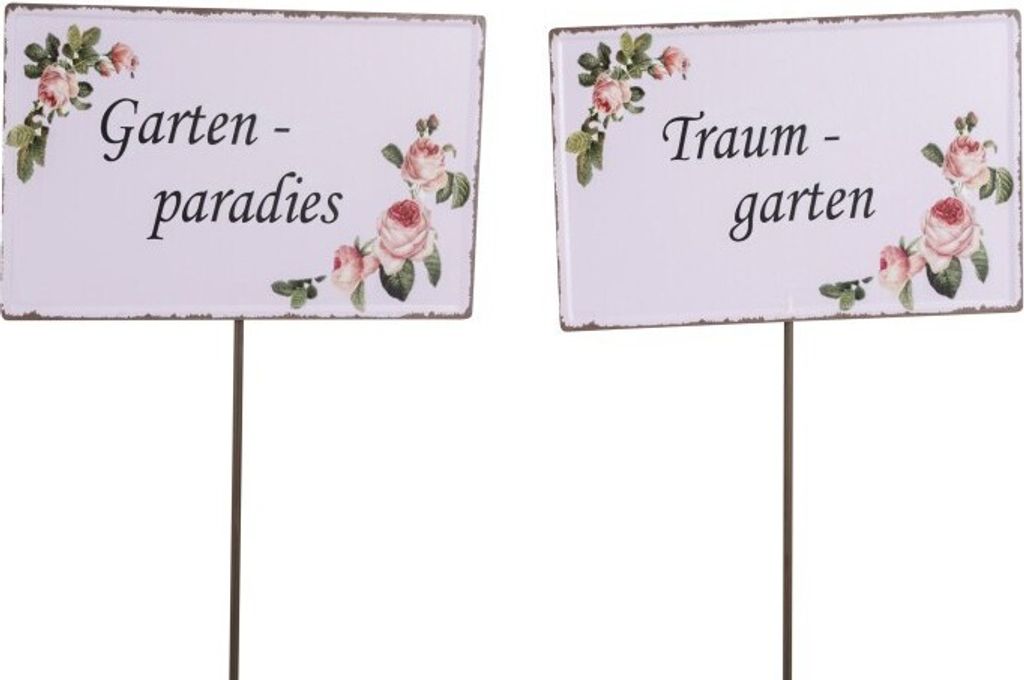Deko für Haus und Garten- Stecker Stecker so.118 cm mit Gartensprüche- Traumgarten oder Gartenparadies