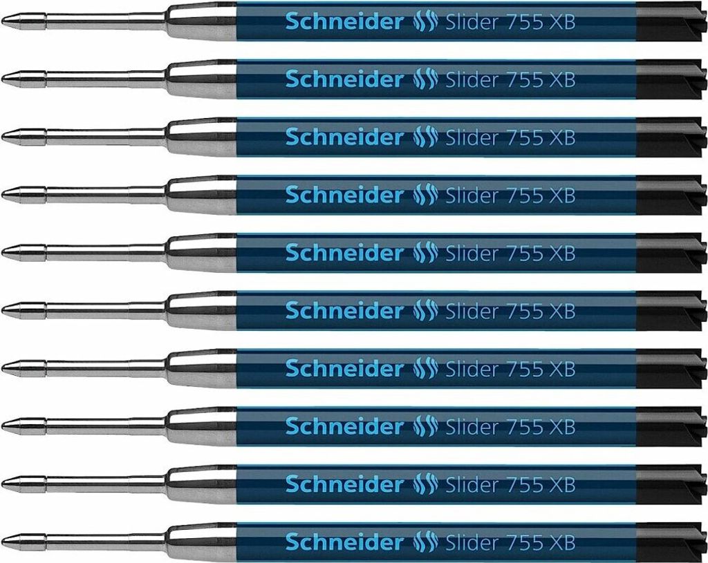 Schneider AG Slider 755, Schwarz, Extrabreit, Edelstahl, Produktbild 