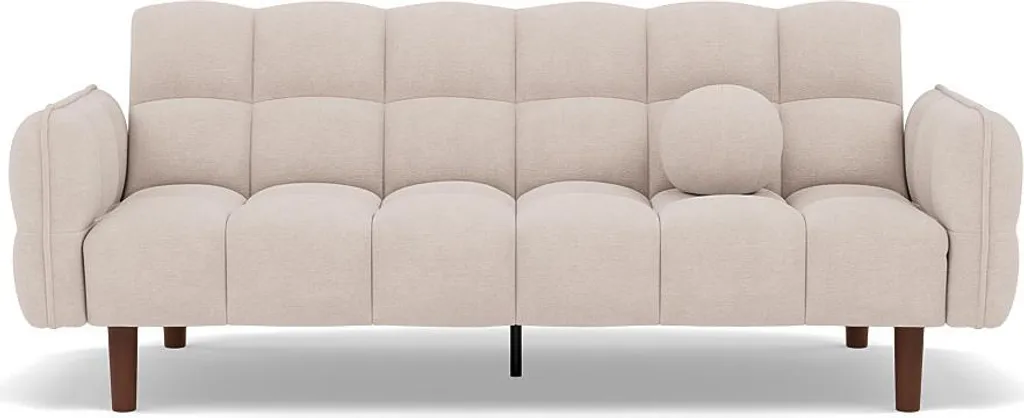 Best Mobilier Adam Canapé convertible clic-clac 2 places Beige Tissu