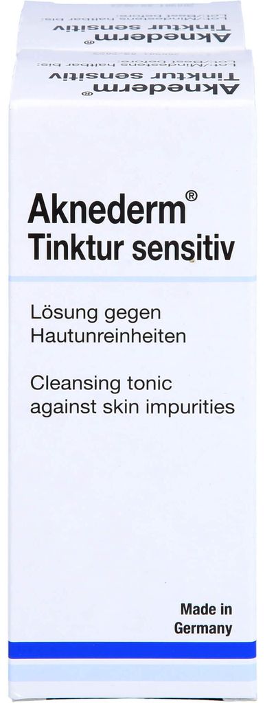 Aknederm Tinktur sensitiv Lösung gegen Hautunreinheiten, 100 ml Lösung