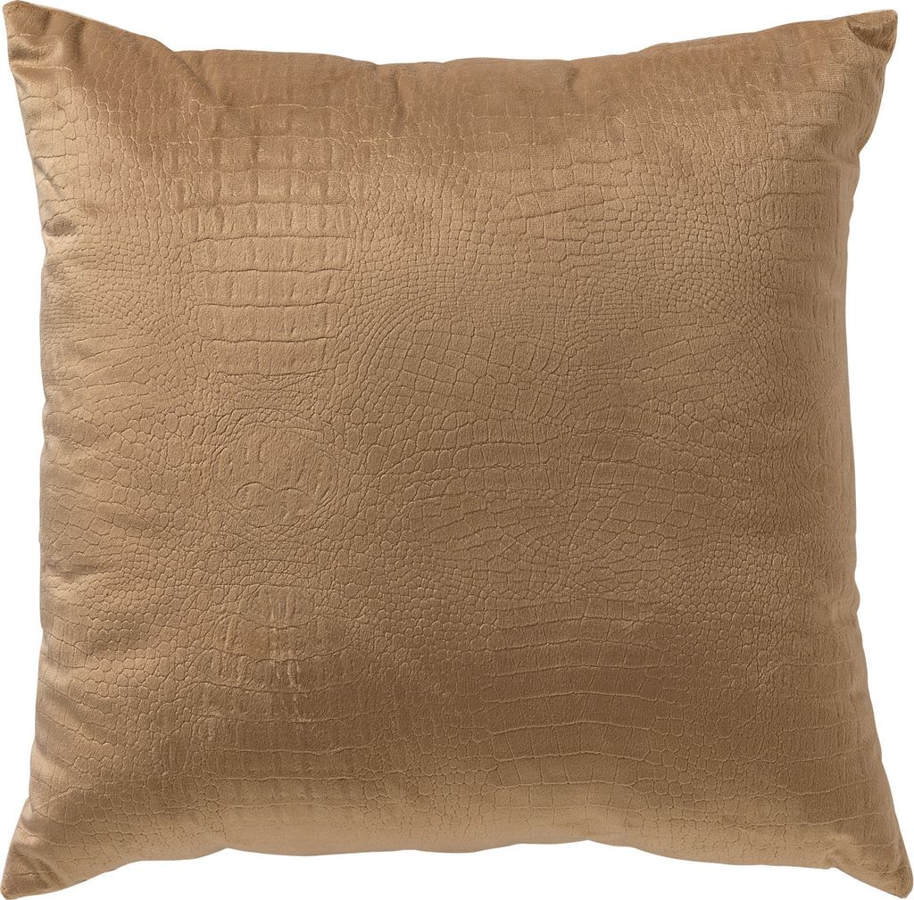 Dutch Decor Kissenbezug Mit Tiermuster Croco 40x40 cm Braun