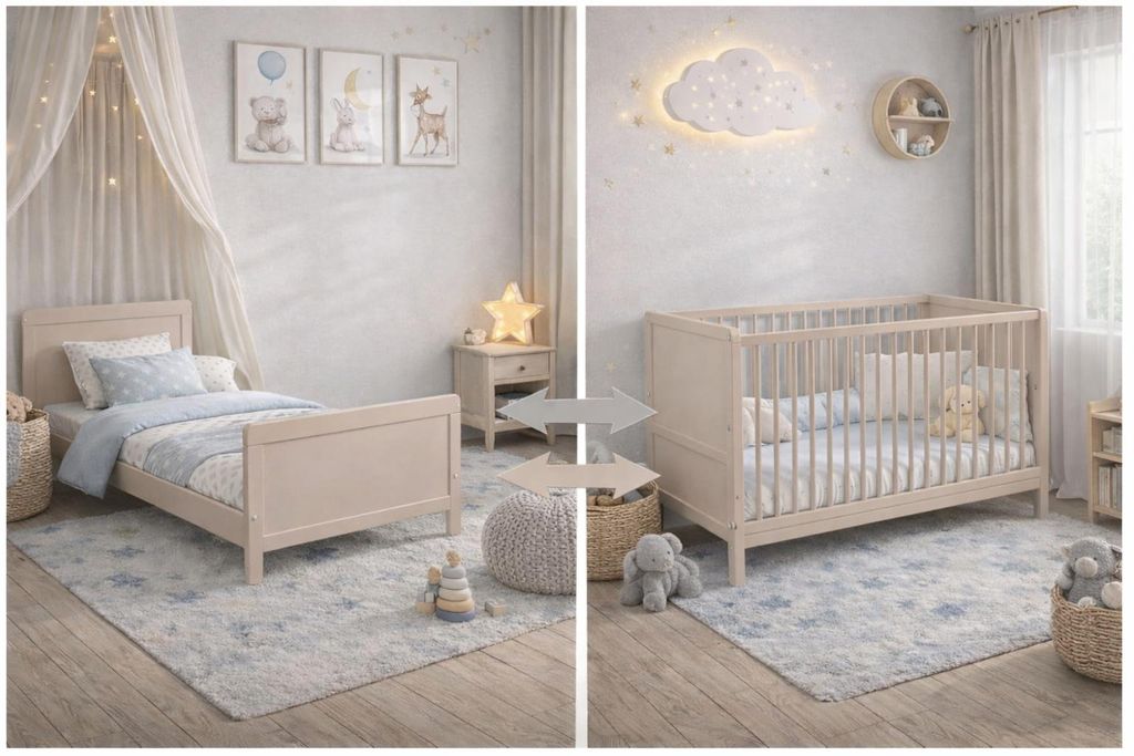Lettino Nelly 120x60 cm – Lettino per bambini – Immagine del prodotto 