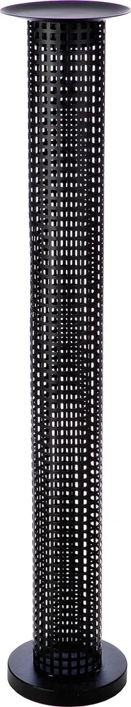 Photophore de Sol pour Salon Métal Noir H102 cm Déco Ambiance Chic