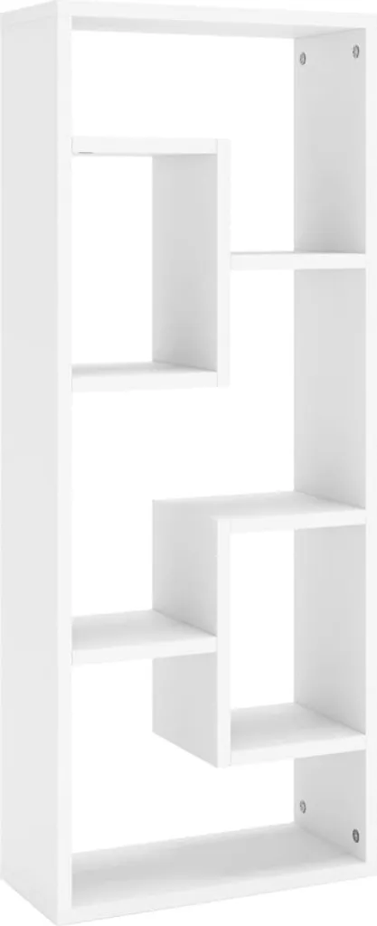 vidaXL Scaffale a Muro Bianco 36x16x90 cm | Mobile Salvaspazio Design