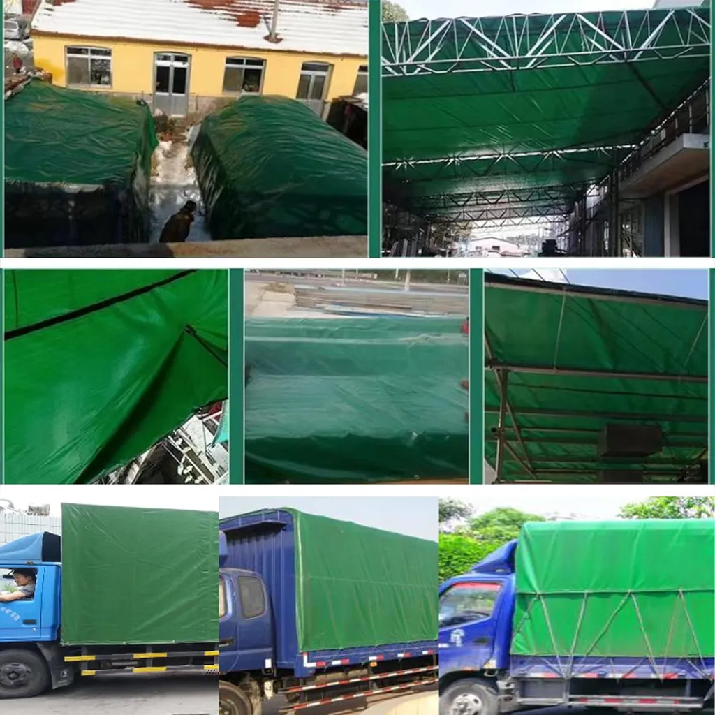 Bâche en PVC avec œillets renforcés 2x3m - Protection UV Vert Émeraude