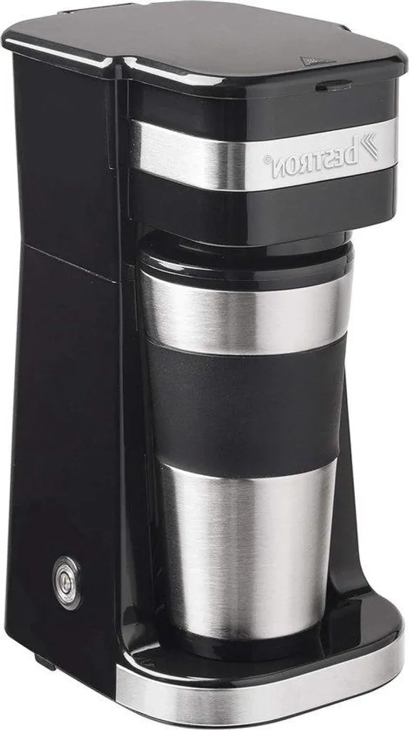 Petite cafetière isotherme idéale pour bureau 2 tasses café moulu inox