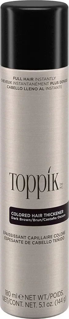 Toppik Marrone Scuro 144g: Il Segreto del Red Carpet per Capelli Perfetti