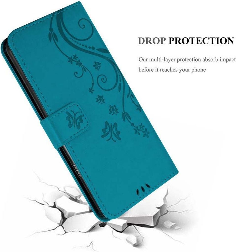 CADORABO Custodia bicolore in silicone TPU cover e retro in vetro temperato CUSTODIA per 10 LITE / Huawei P SMART 2019, Giallo, Rosa