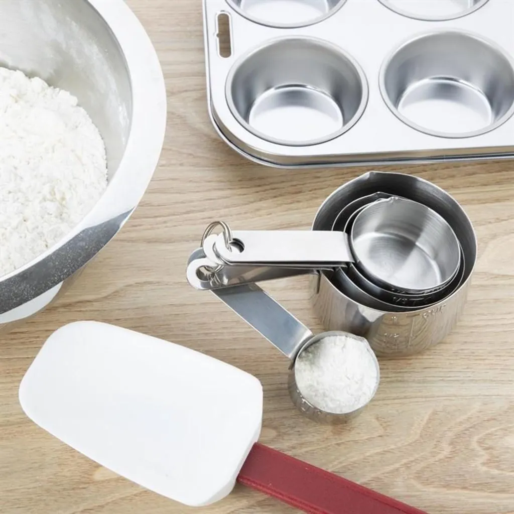 Set Di Misurini E Cucchiai 13 Pezzi Elitra Home - 10 In Acciaio Inox + 3 In Plastica - 2