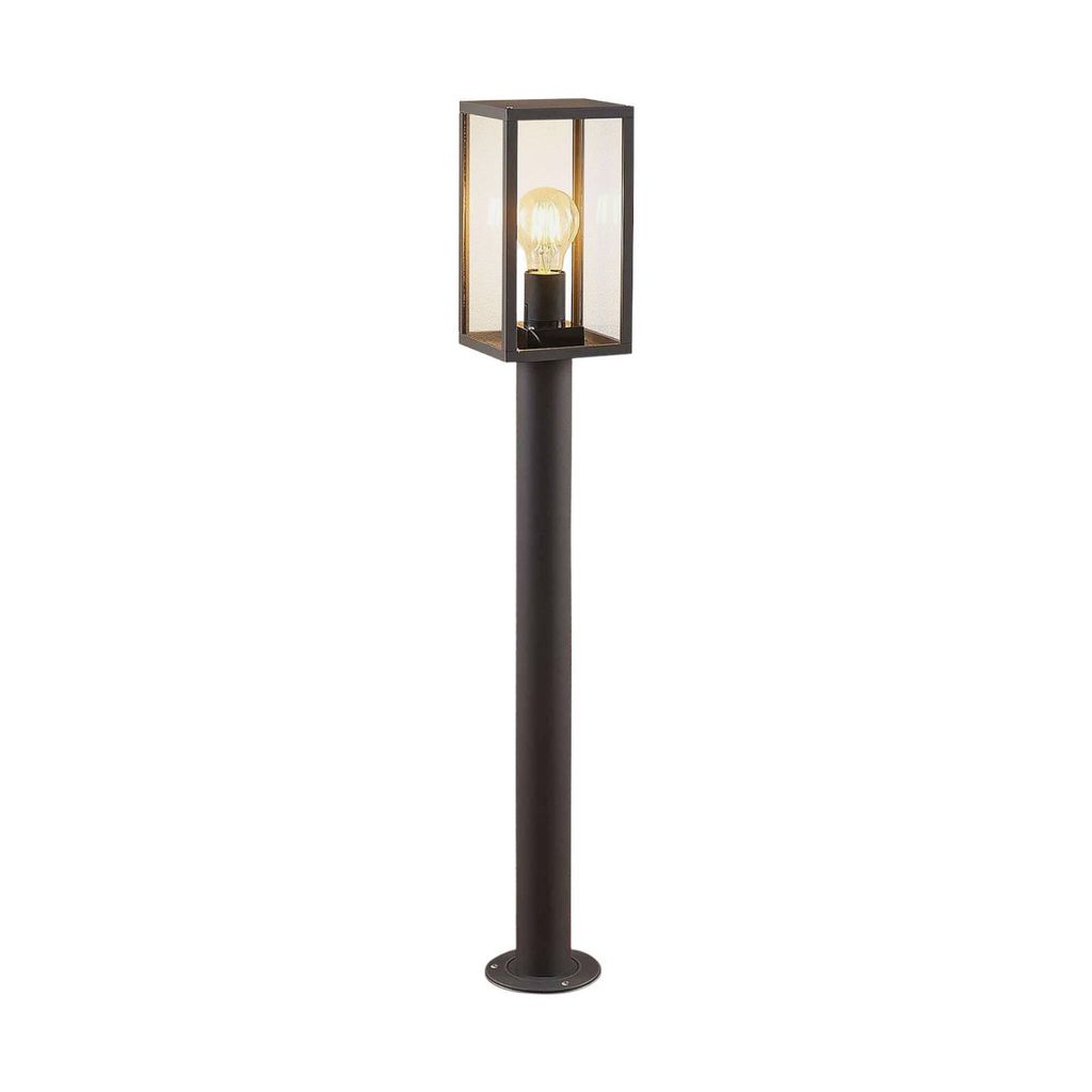 Lindby Wegeleuchte Filimon, 80 cm, anthrazit, IP44, E27