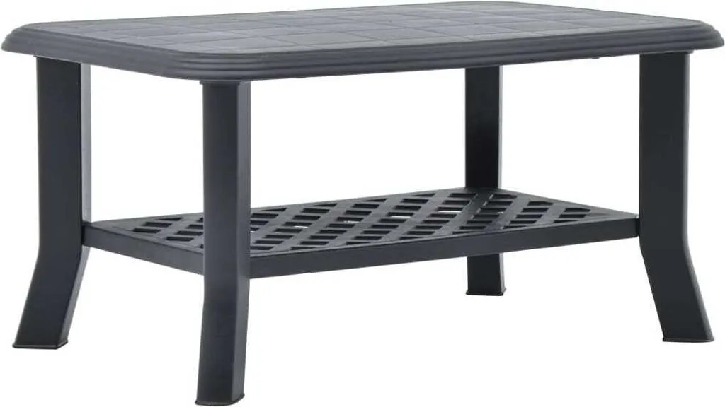 Tavolino Basso da Esterno vidaXL 90cm Antracite: Stile e Praticità