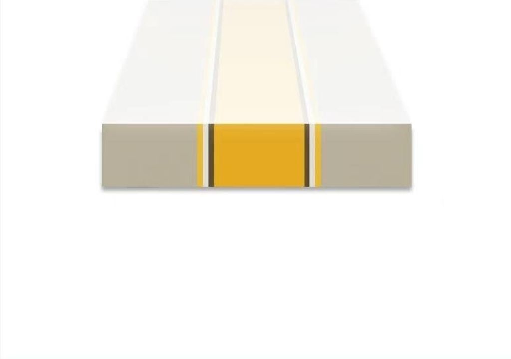 Leudus Markisen Volant für 4m Markisen Markisenbespannung Sonnenschutz Ersatzstoffe Sonnenmarkise fertig genäht (3,83x0.21m, SPD025 Gerade)