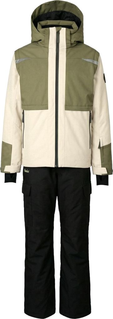 Phenix Set Kinder Skijacke und Hose Free Ride Sand Beige Größe: 8-12 l