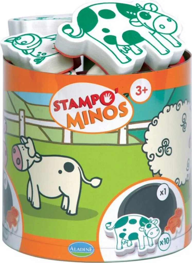 Tampons pour Enfants Animaux de Compagnie - Set Créatif Stampo Minos 24pcs