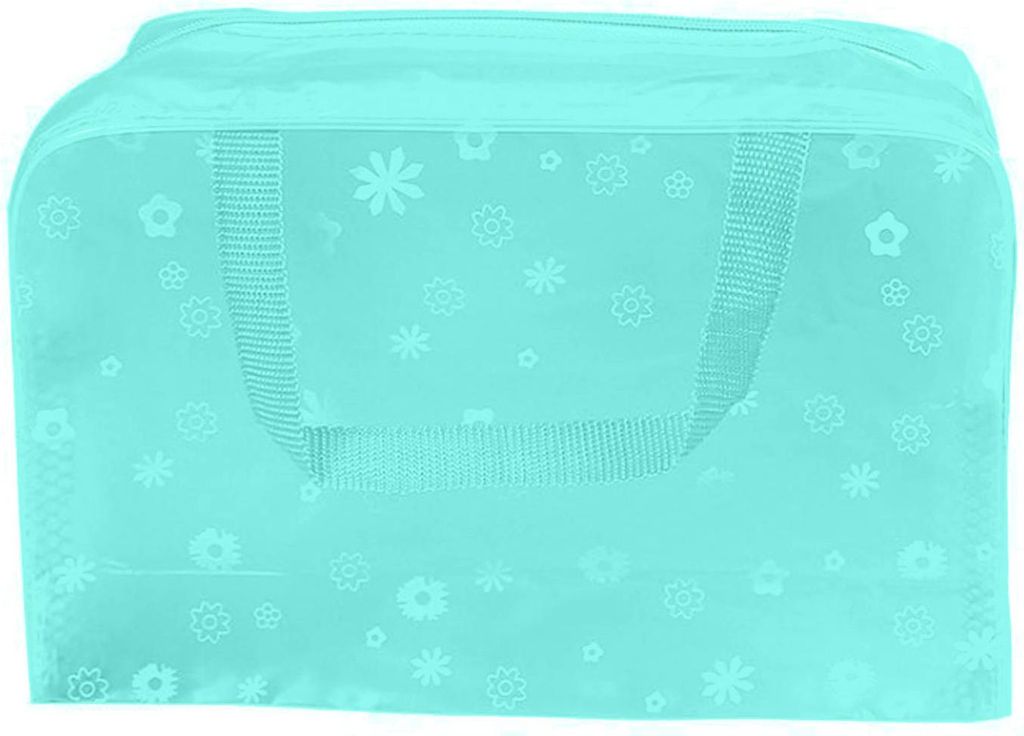 Make-up-Tasche, transparenter PVC-Reißverschluss, tragbare Aufbewahrungstasche, Kosmetik-Organizer mit großer Kapazität, durchsichtiger Kulturbe...
