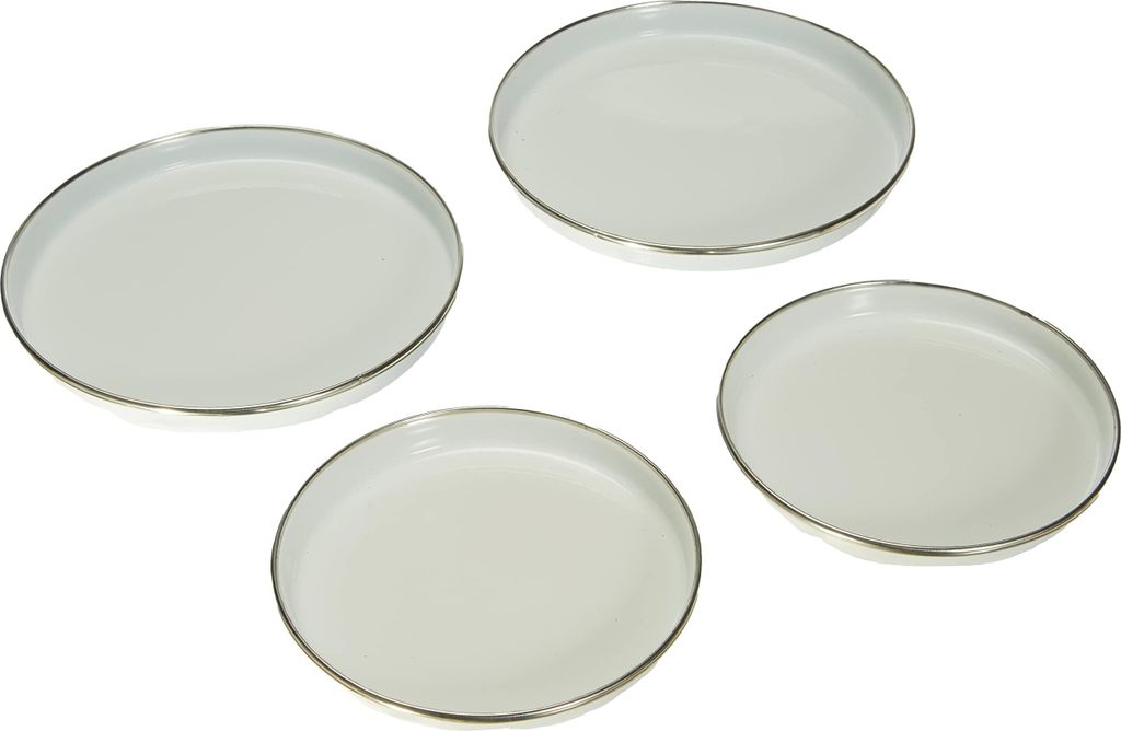 KARL KRÜGER Abdeckplatten-Set 4-teilig. weiß 120253 Image du produit 