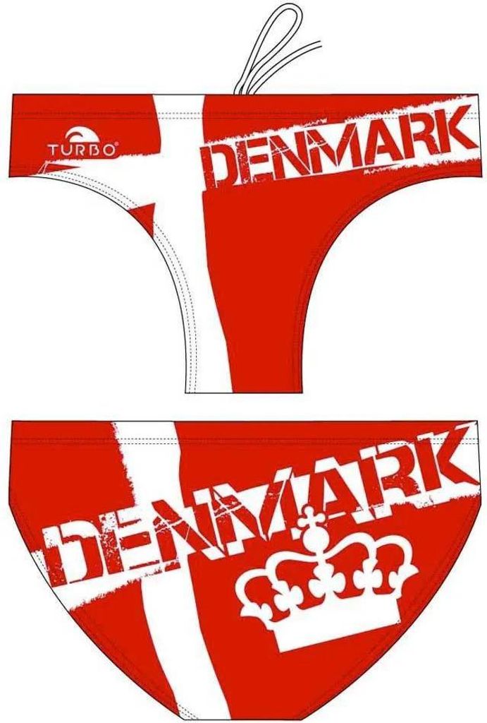 Turbo Denmark Badeslip Rot M Herren Rot M