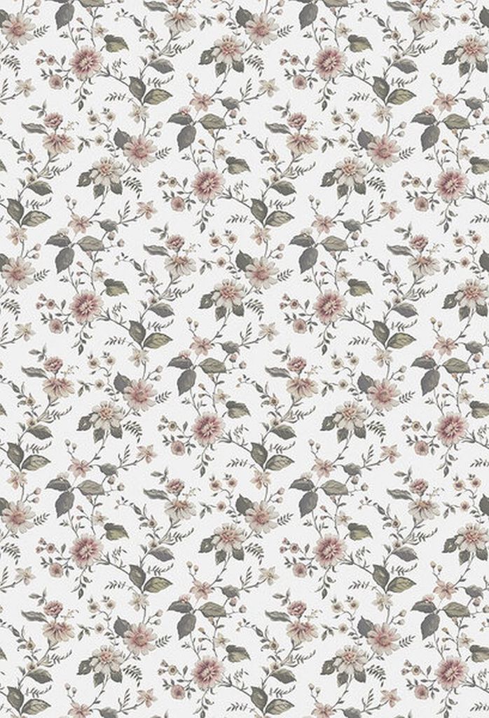 Borastapeter Fototapete Blumenmuster Grün - 660249 - 180 cm x 2.65 m