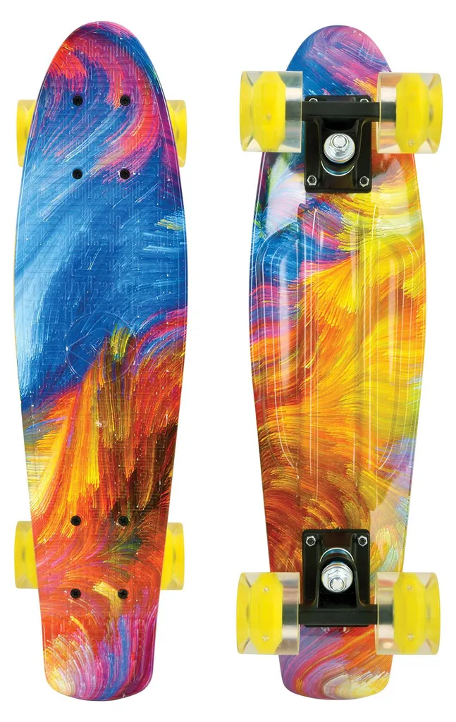 Skateboard rétro FREE SPIRIT 22 Hurricane cruiser vintage compact
