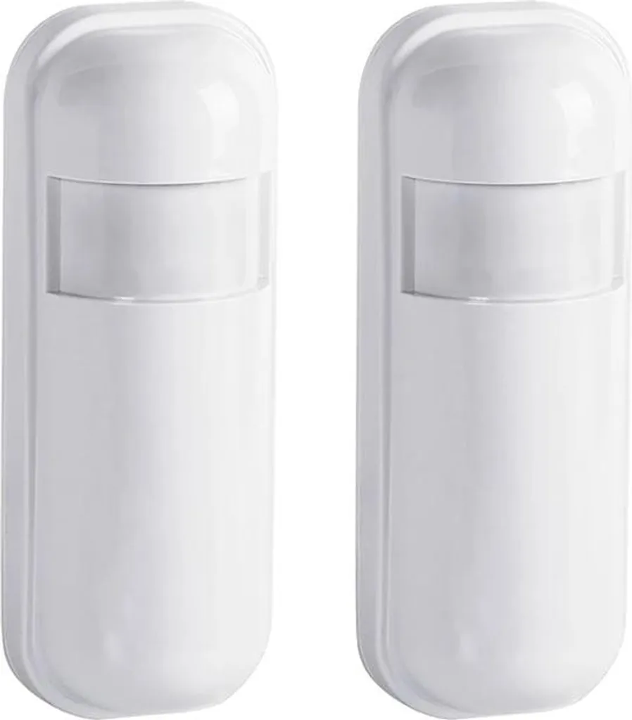 Lot de 2 détecteurs PIR 433MHz haute sensibilité pour système alarme
